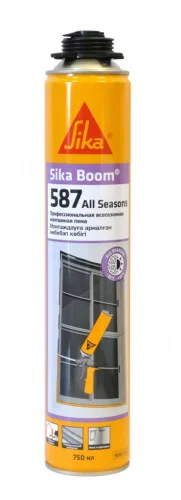 Пена монтажная SikaBoom-587 All Seasons C85 Всесезонная профессиональная 750мл (Sika)  12
