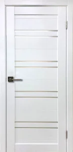 Полотно дверное Х1 белый бланко/мелинга/стекло сатин *800 Полотно дверное Х1 белый бланко/мелинга/стекло сатин *800