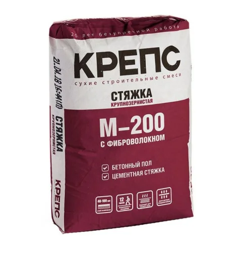 Стяжка М200 КРЕПС 25кг  1 56