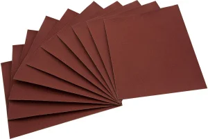 Шлифлист на бумажной основе, P 400, 230 х 280 мм, 10 шт., влагостойкий// Сибртех