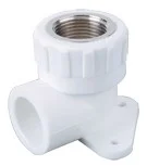 Угольник комбинированный с внутренней резьбой и креплением 20х1/2 Угольник комбинированный с внутренней резьбой и креплением 20х1/2