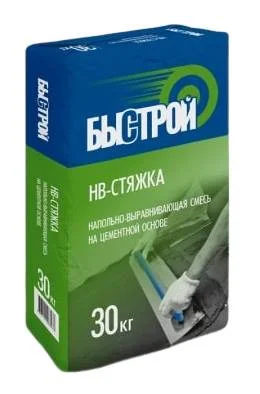 Стяжка для пола Быстрой НВ-грубый М-200 30кг Стяжка для пола Быстрой НВ-грубый М-200 30кг