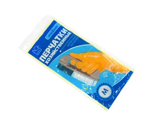 Перчатки  хоз.латексные  резиновые (S,М,L, XL)