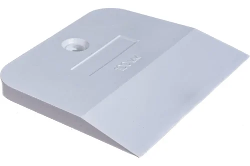 Шпатель, белая резина, 100 мм Россия   Сибртех 85834  1