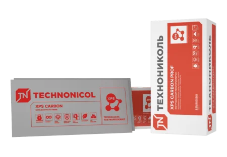 Экструзионный пенополистирол ТЕХНОНИКОЛЬ CARBON PROF 1180х580х50-L 8пл 1 уп 0,27376м3 5,4752м2  5824