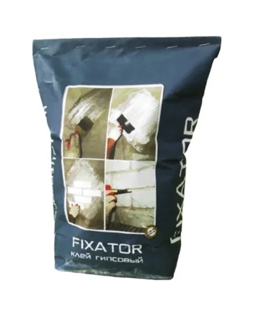 Клей гипсовый Fixator ЭлитПроф 4 кг  Клей гипсовый Fixator ЭлитПроф 4 кг