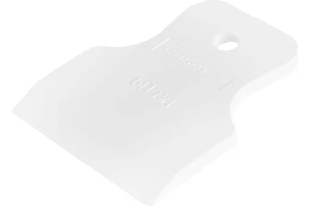 Шпатель, белая резина, 60 мм Россия   Сибртех 85832  1