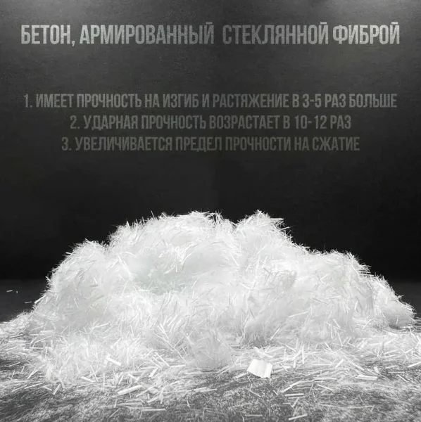 Фибра волокно строительное микроармирующие 18мм 0.9кг К-АРМА *1/20
