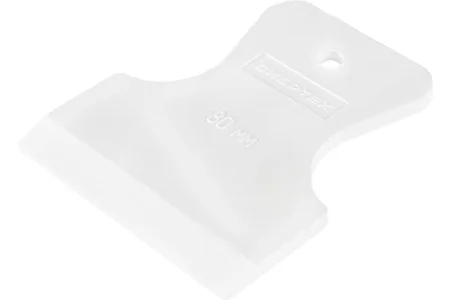 Шпатель, белая резина, 80 мм Россия// Сибртех