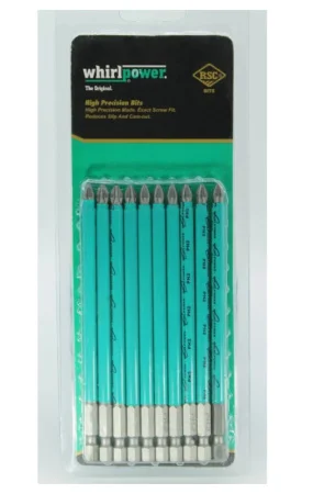 Бита РН2х127мм сталь S2 хвостовик Е 1/4" уп-10шт Whirlpower 962-22-1272 В *1