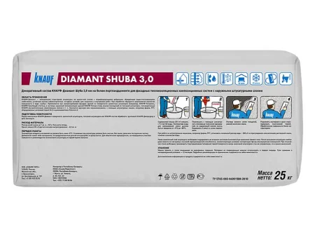 Штукатурка декоративная Кнауф Диамант Шуба 3мм 25кг