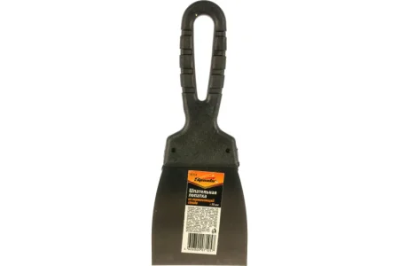 Шпательная лопатка из нержавеющей стали, 80 мм, пластмассовая ручка//Sparta