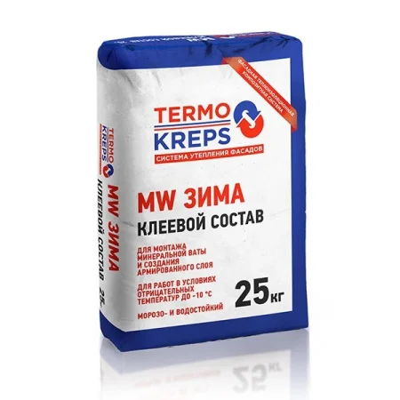 Клей для минеральной ваты TERMOKREPS MW Зима 25кг