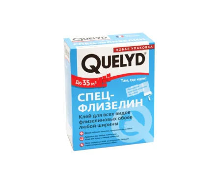 Клей для флизелиновых обоев QUELYD спец. 300г 1уп=30шт Клей для флизелиновых обоев QUELYD спец. 300г 1уп=30шт