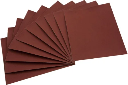 Шлифлист на бумажной основе, P 400, 230 х 280 мм, 10 шт., влагостойкий// Сибртех