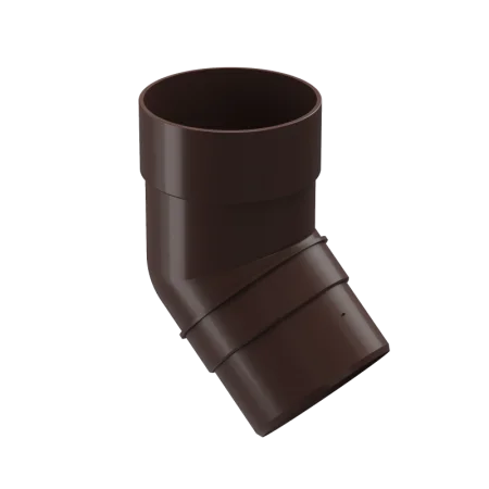 Колено 45° шоколад PVSA-1050 Döcke PREMIUM