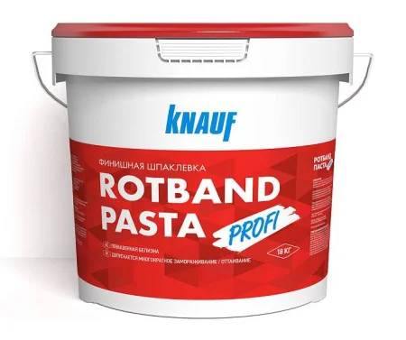 Шпатлевка готовая финишная Ротбанд Паста ПРОФИ 18кг ведро  KNAUF 1уп=48шт (463536) Шпатлевка готовая финишная Ротбанд Паста ПРОФИ 18кг ведро  KNAUF 1уп=48шт (463536)