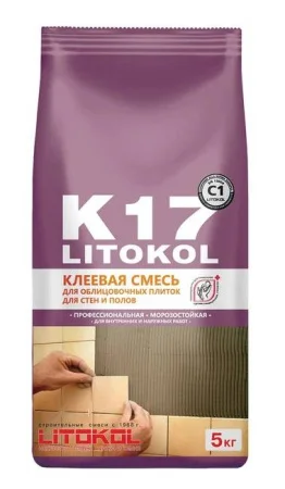 Смесь клеевая Litokol K 17 5кг Смесь клеевая Litokol K 17 5кг