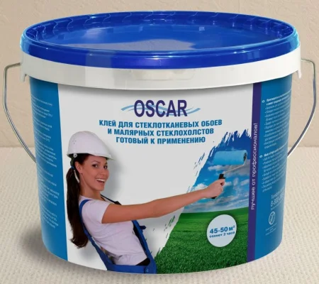 Клей для стеклообоев готовый к применению Oscar 10кг Клей для стеклообоев готовый к применению Oscar 10кг
