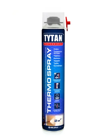 Теплоизоляция напыляемая полиуретановая Thermospray Professional 870мл 15157 16388 66220 (Tytan)  12