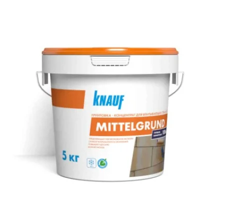 Грунтовка Миттельгрунд F 5кг ведро 590813 (Knauf)  1 80