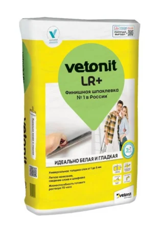 Шпаклевка финишная Weber.Vetonit LR+ 20кг Шпаклевка финишная Weber.Vetonit LR+ 20кг