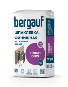 Шпаклевка гипсовая финишная Bergauf Finish Gips 18 кг