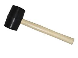 Киянка резиновая 680гр черная резина деревянная рукоятка РемоКолор 38-6-109 *1