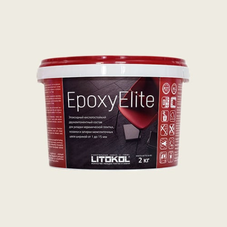 Затирка для швов эпоксидная Litokol EpoxyElite Е.01 Зефир 1 кг