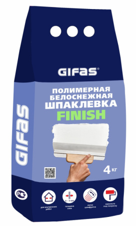 Шпаклевка гипсовая финишная Bergauf Finish Gips 5 кг