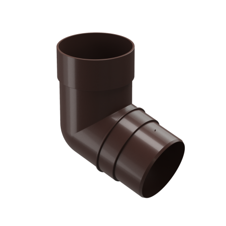 Колено 72˚ шоколад PVSB-1050 Döcke PREMIUM