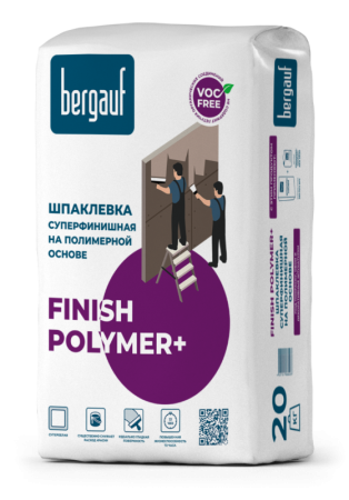 Шпаклевка полимерная финишная Bergauf Finish Polymer 20 кг