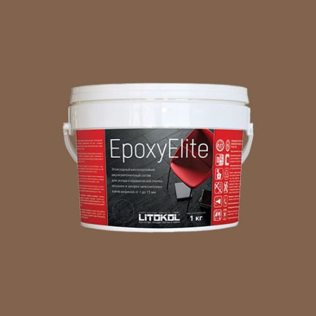 Затирка для швов эпоксидная Litokol EpoxyElite Е.05 Серая 1 кг